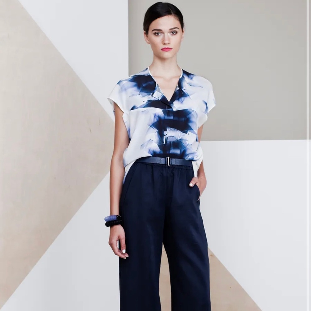 Maria + cornejo tie dye blouse